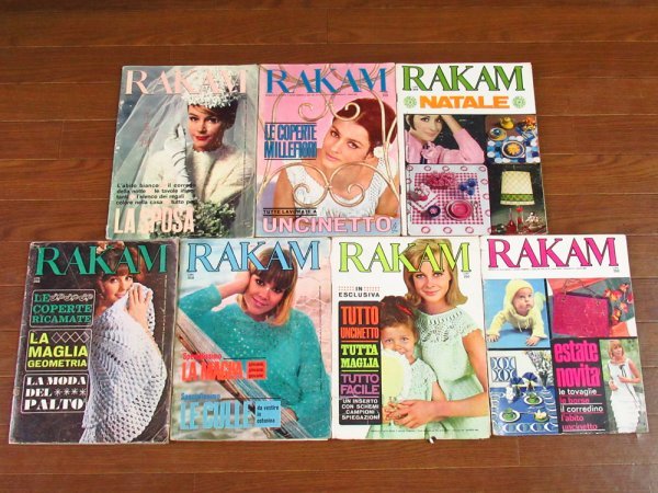 洋書 海外 雑誌 RAKAM ラカム 1963，1965年 7冊 刺繍 手芸 編物 インテリア DB23_画像1