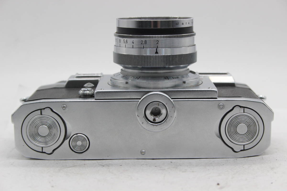 [ goods with special circumstances ] zeiss i navy blue Zeiss Ikon Stuttgart IIa type Sonnar 50mm F2 range finder camera C5423