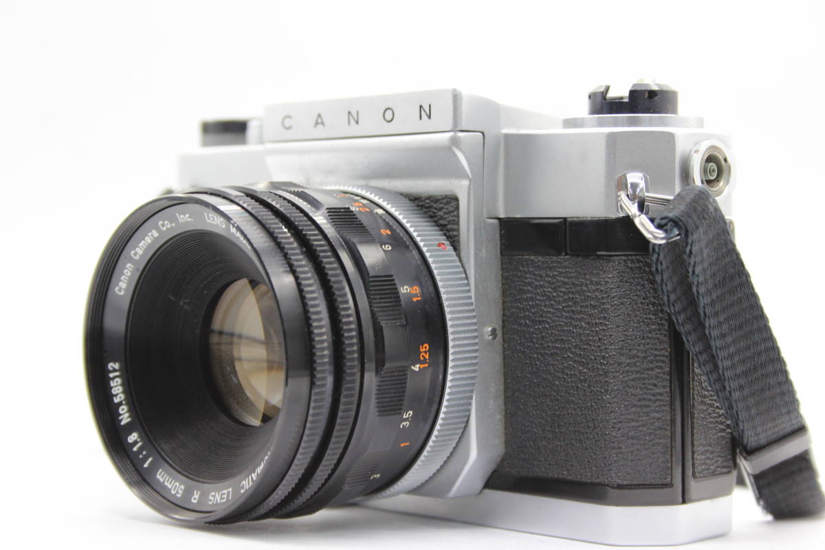 【返品保証】 キャノン Canonflex RP SUPER-CANOMATIC R 50mm F1.8 プリセット絞り ボディレンズセット C5502