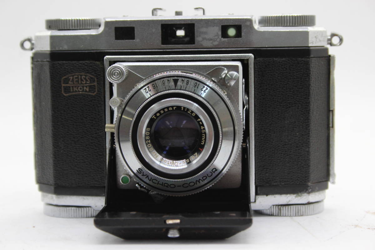 【訳あり品】 ツァイスイコン Zeiss Ikon STUTTGART Tessar 45mm F2.8 T 蛇腹カメラ C5509の画像3