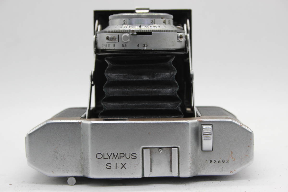 【返品保証】 オリンパス Olympus SIX D.ZUIKO F.C 7.5cm F3.5 蛇腹カメラ C5524_画像6