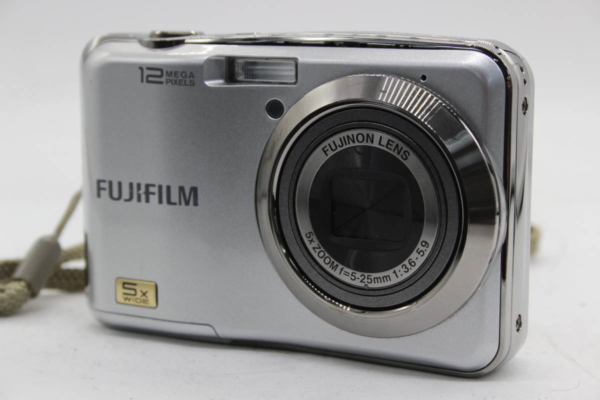 【返品保証】 【便利な単三電池で使用可】フジフィルム Fujifilm Finepix AX200 5x Zoom コンパクトデジタルカメラ C5560