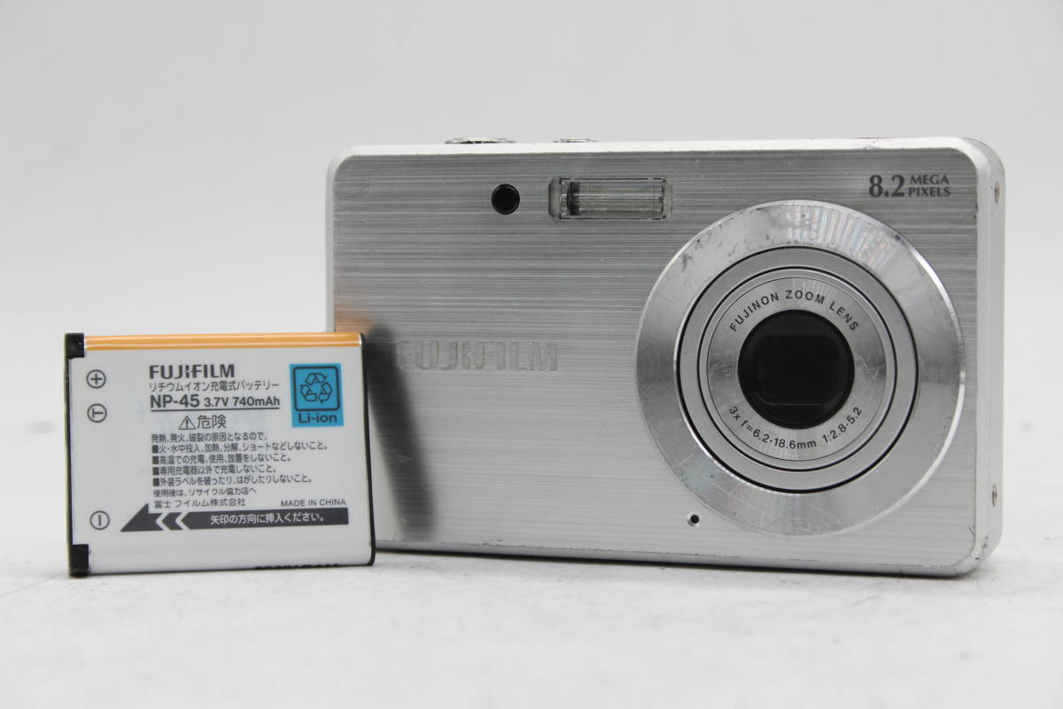 【返品保証】 フジフィルム Fujifilm Finepix J10 3x バッテリー付き コンパクトデジタルカメラ C5632_画像1