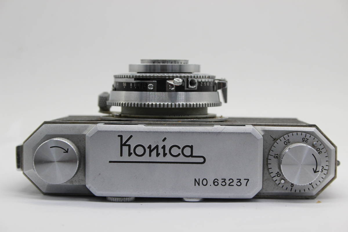 【訳あり品】 コニカ KONICA Hexar 50mm F3.5 レンジファインダー カメラ C5661_画像6