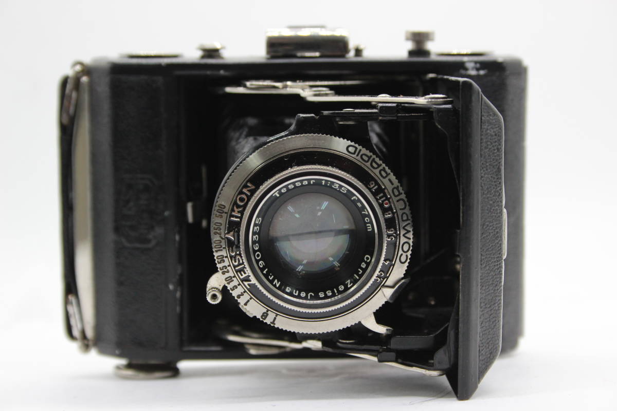 【訳あり品】 ツァイスイコン Zeiss Ikon Ikonta 520 Carl Zeiss Jena Tessar 7cm F3.5 蛇腹カメラ C5665の画像3