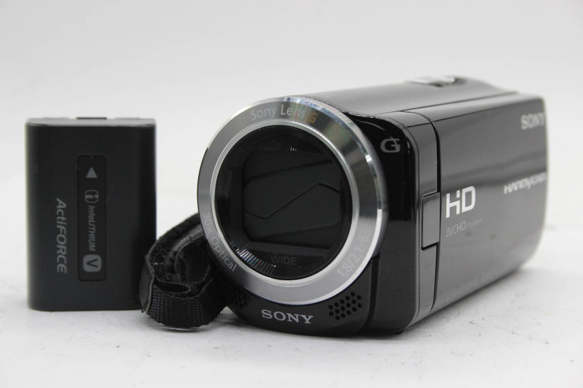 名作 【録画確認済み】ソニー C6101 ビデオカメラ バッテリー付き 55x ブラック HDR-CX270V HANDYCAM Sony ソニー