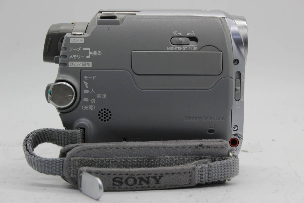 【録画確認済み】ソニー Sony HANDYCAM DCR-HC40 120x バッテリー付き ビデオカメラ C6118_画像5