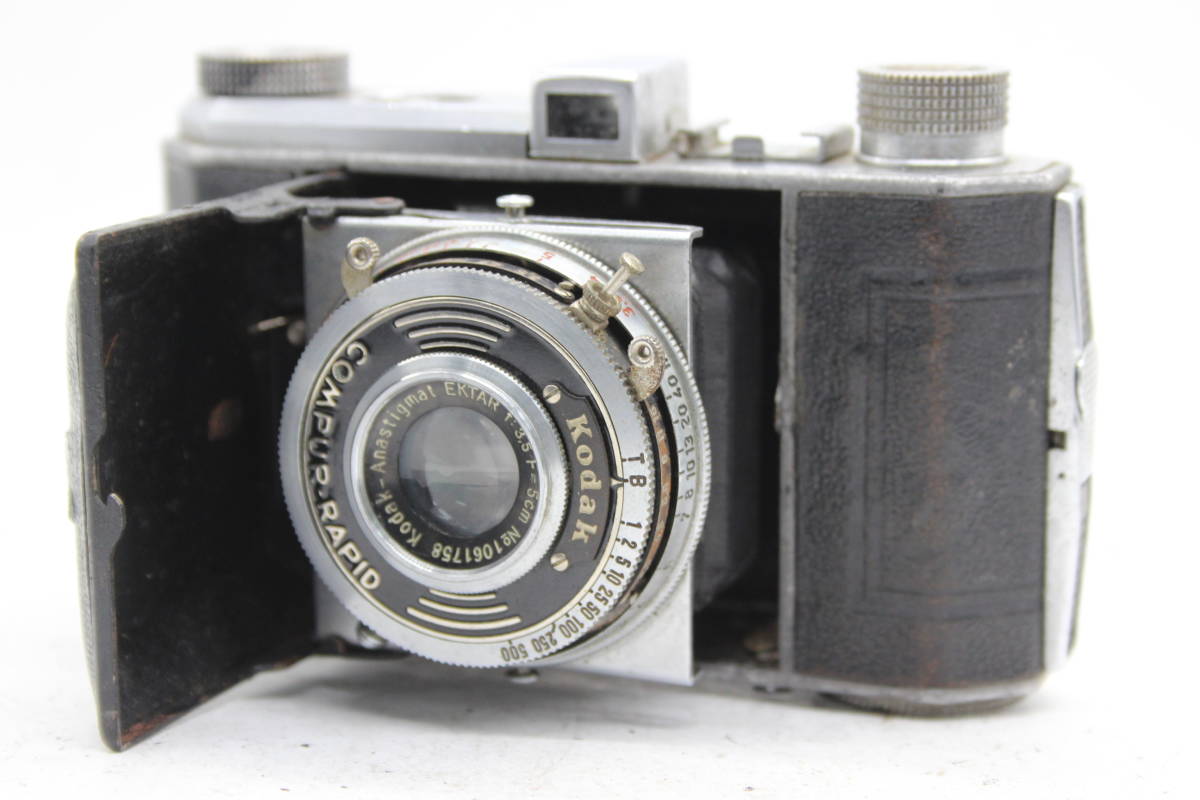 【訳あり品】 コダック Kodak Retina Ektar 5cm F3.5 蛇腹カメラ C6173_画像1