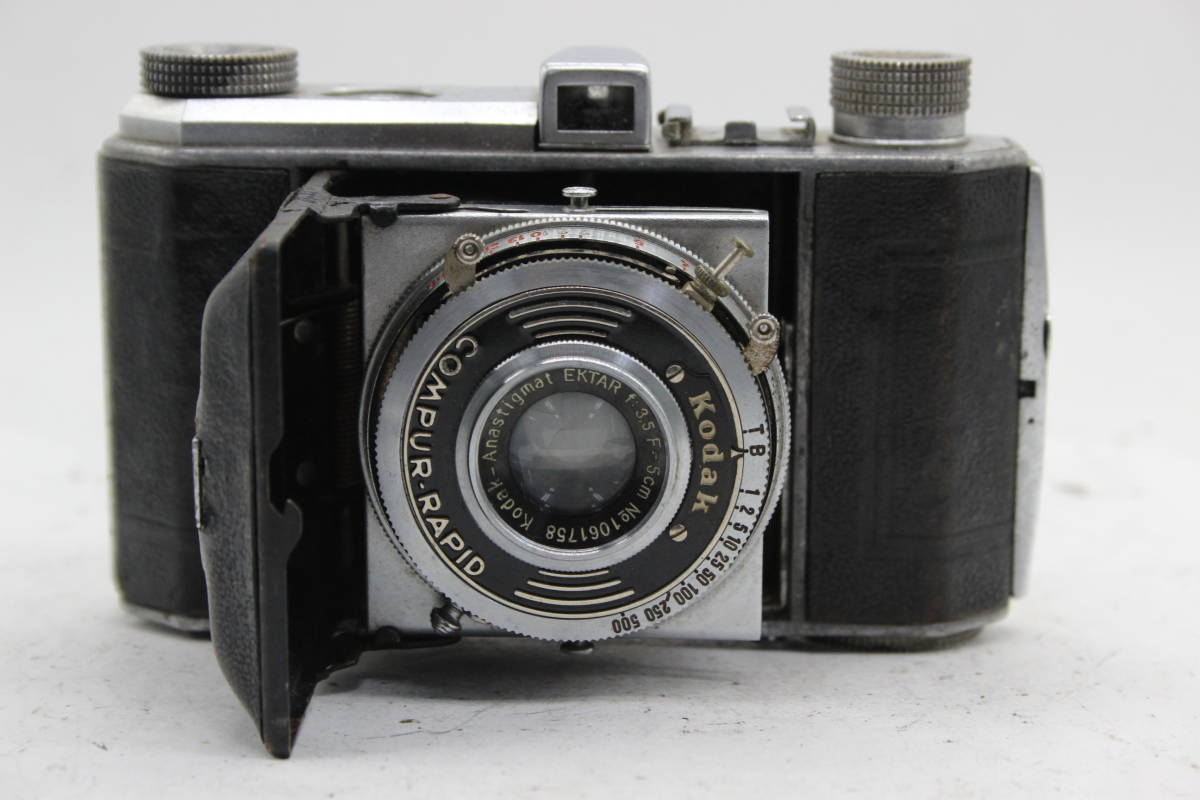 【訳あり品】 コダック Kodak Retina Ektar 5cm F3.5 蛇腹カメラ C6173_画像2