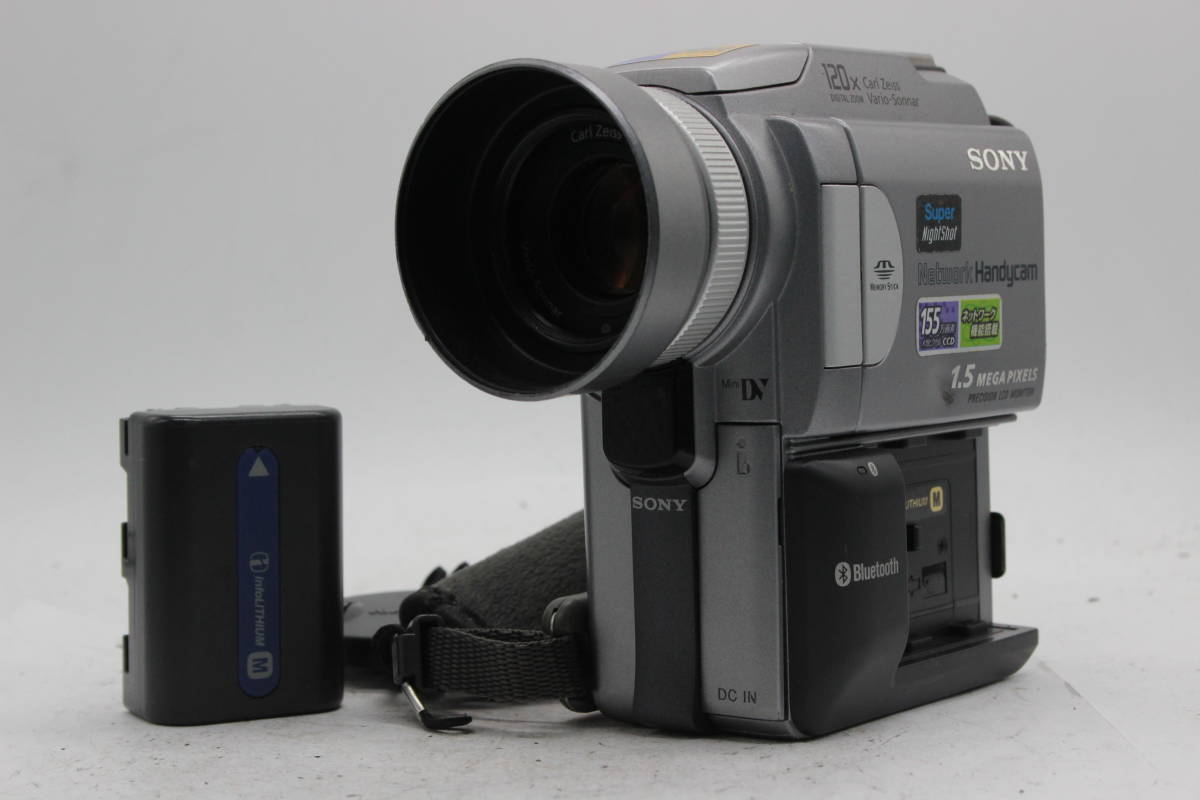 【返品保証】 【録画確認済み】ソニー Sony HANDYCAM DCR-PC120 120x バッテリー付き ビデオカメラ C6186