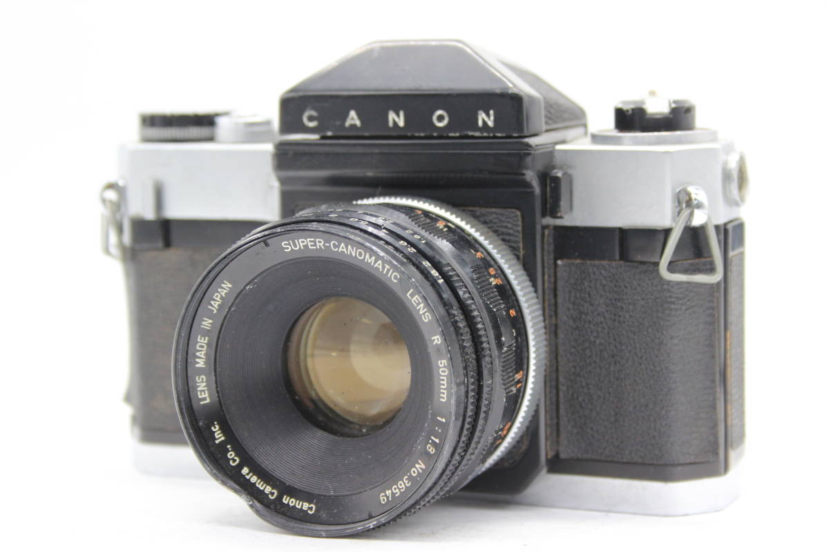 【訳あり品】 キャノン Canon Canoflex Super-Canomatic R 50mm F1.8 ボディレンズセット C6315_画像1