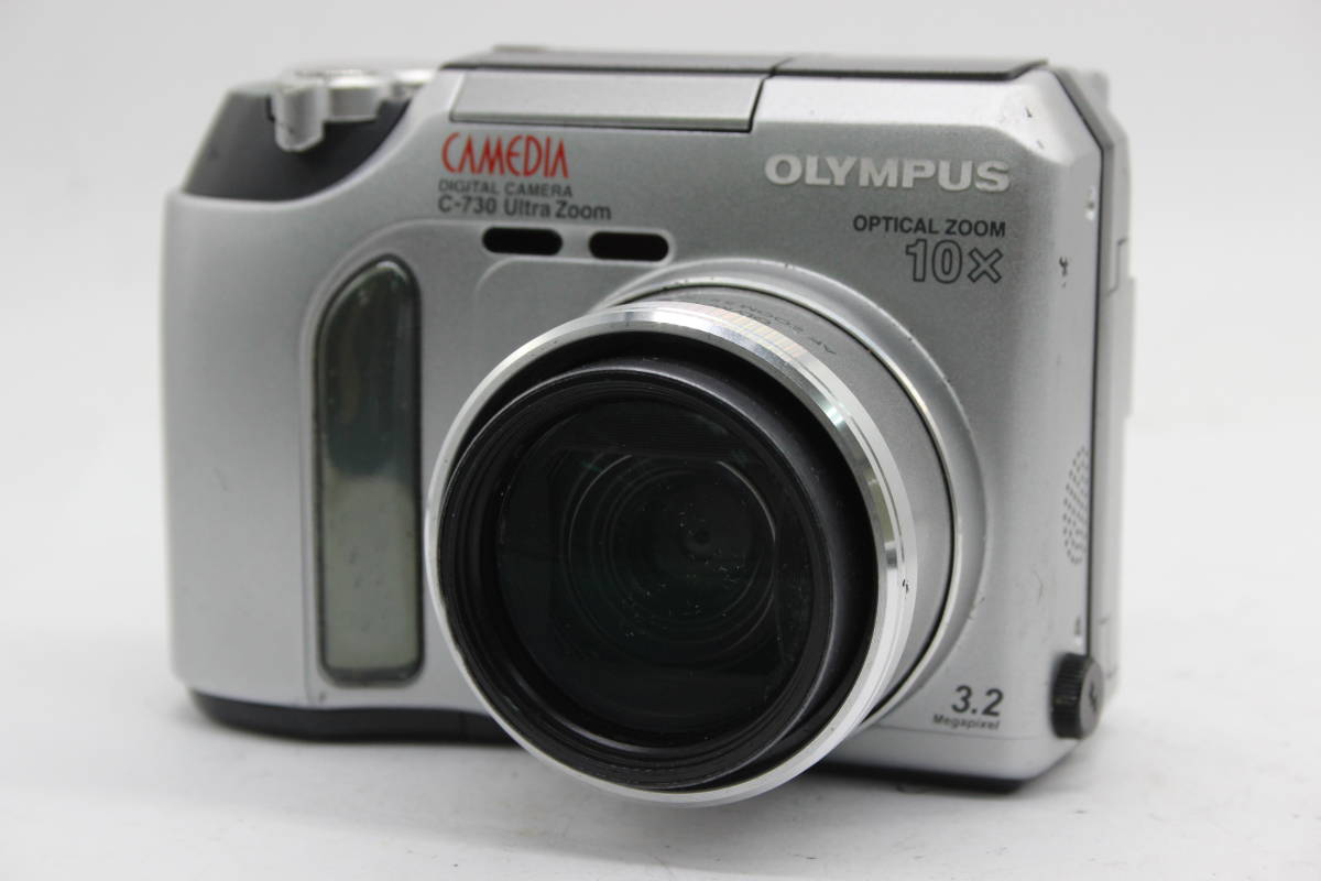 【返品保証】 【便利な単三電池で使用可】オリンパス Olympus CAMEDIA C-730 10x コンパクトデジタルカメラ C6478