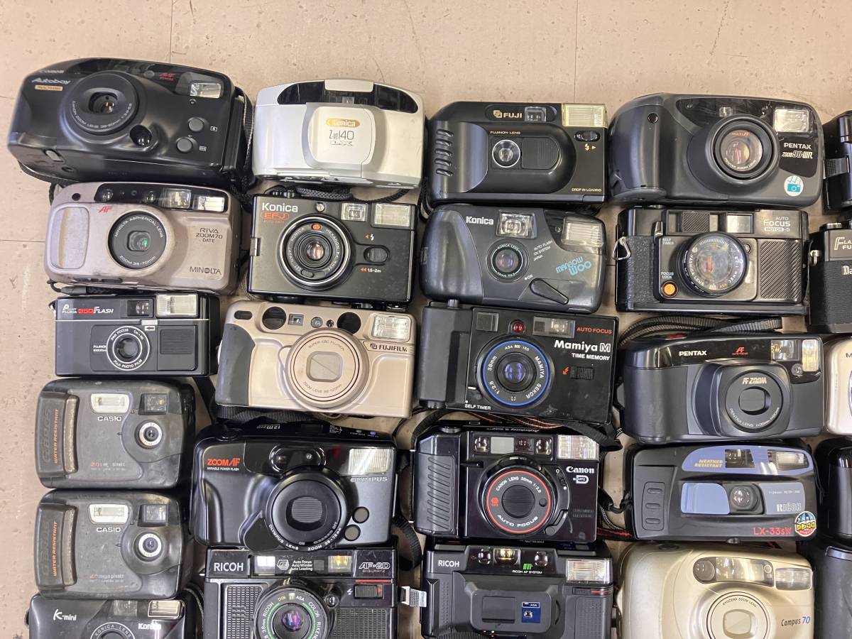【大量35個以上】 コニカ 富士フィルム リコー 等 コンパクトカメラ 大量 まとめ ジャンク D27の画像2