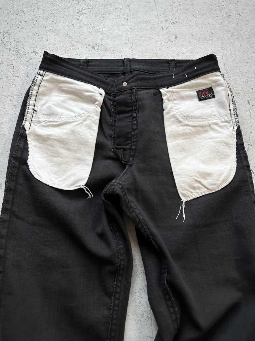 60s70s USA製 Lee LASTIC BLACK DENIM VINTAGE アメリカ製 リー 60s70s USA製 Lee LASTIC BLACK DENIM VINTAGE アメリカ製 リー
