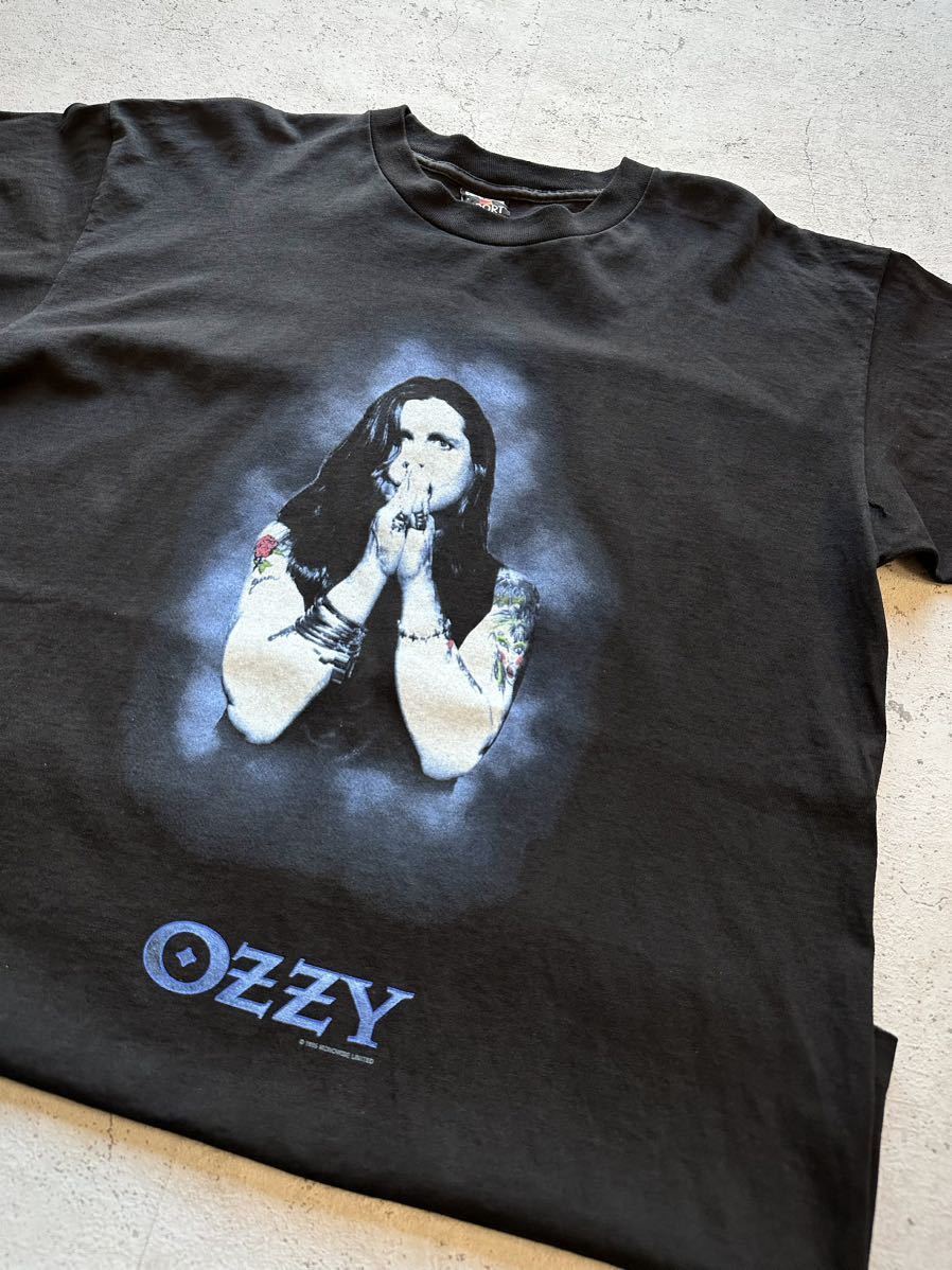 DEAD STOCK 〜 1WASH 90s USA製 OZZY OSBOURNE PRINT TEE VINTAGE アメリカ製 オジー・オズボーン プリントTシャツ オールド ビンテージ_画像4