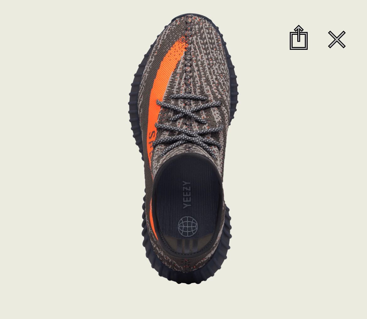 28.5cm adidas YEEZY Boost 350 V2 Carbon Belugaアディダス イージーブースト 350 V2 カーボンベルーガ_画像5