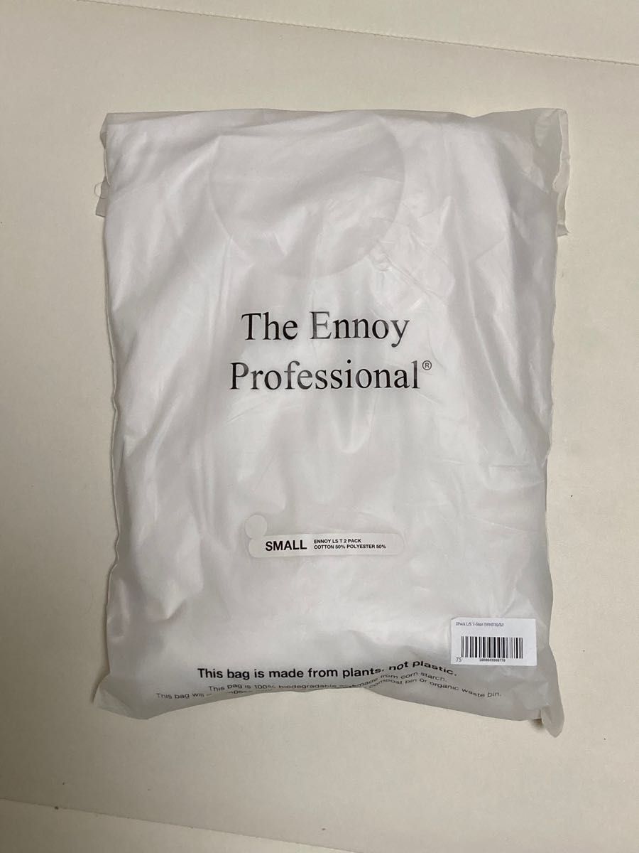 名称】ennoy エンノイ2Pack L/S T-Shirts ロンT【カラー】白【サイズ