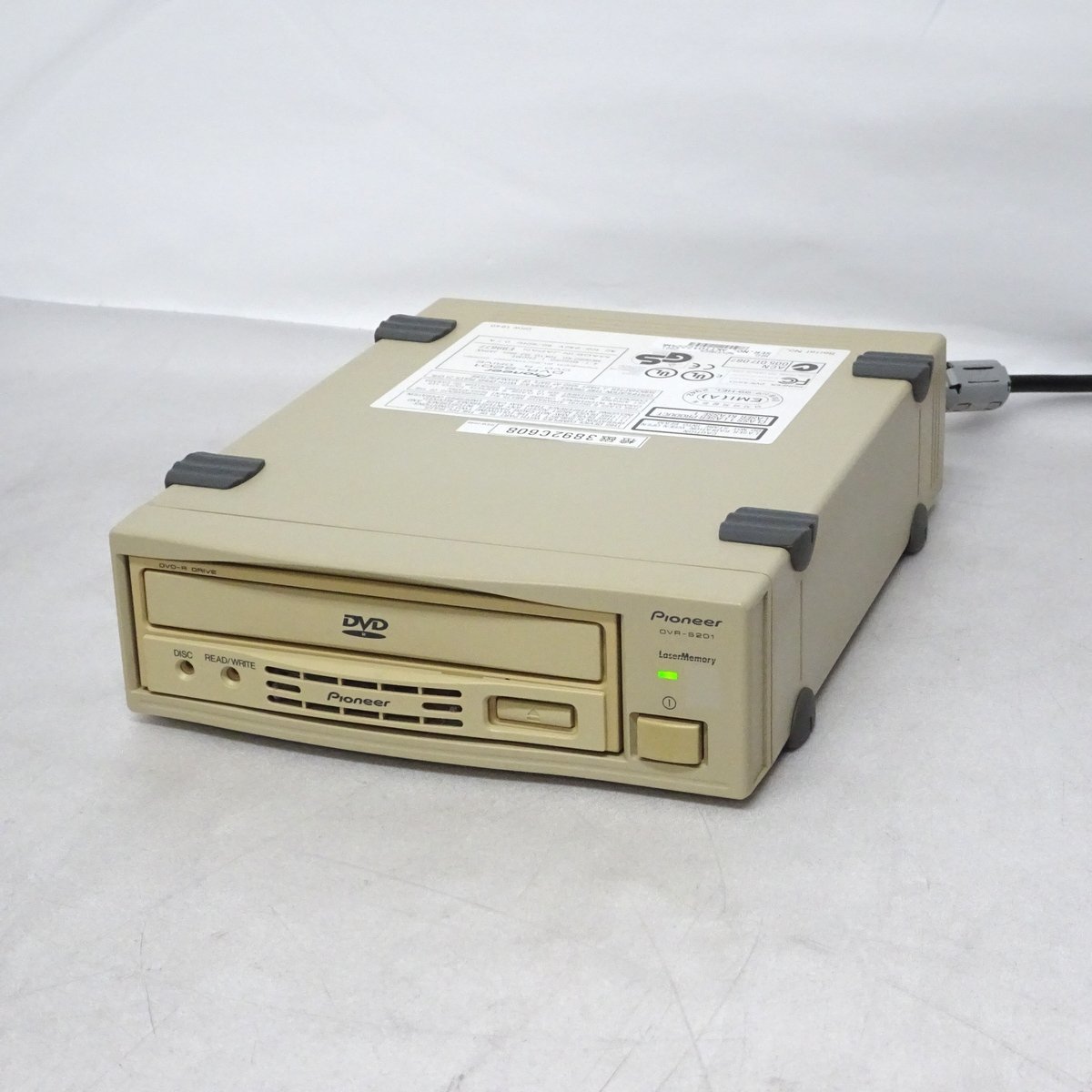 Pioneer DVR-S201 業務用オーサリング用DVD-Rドライブ【中古/通電のみジャンク】#380418_画像1