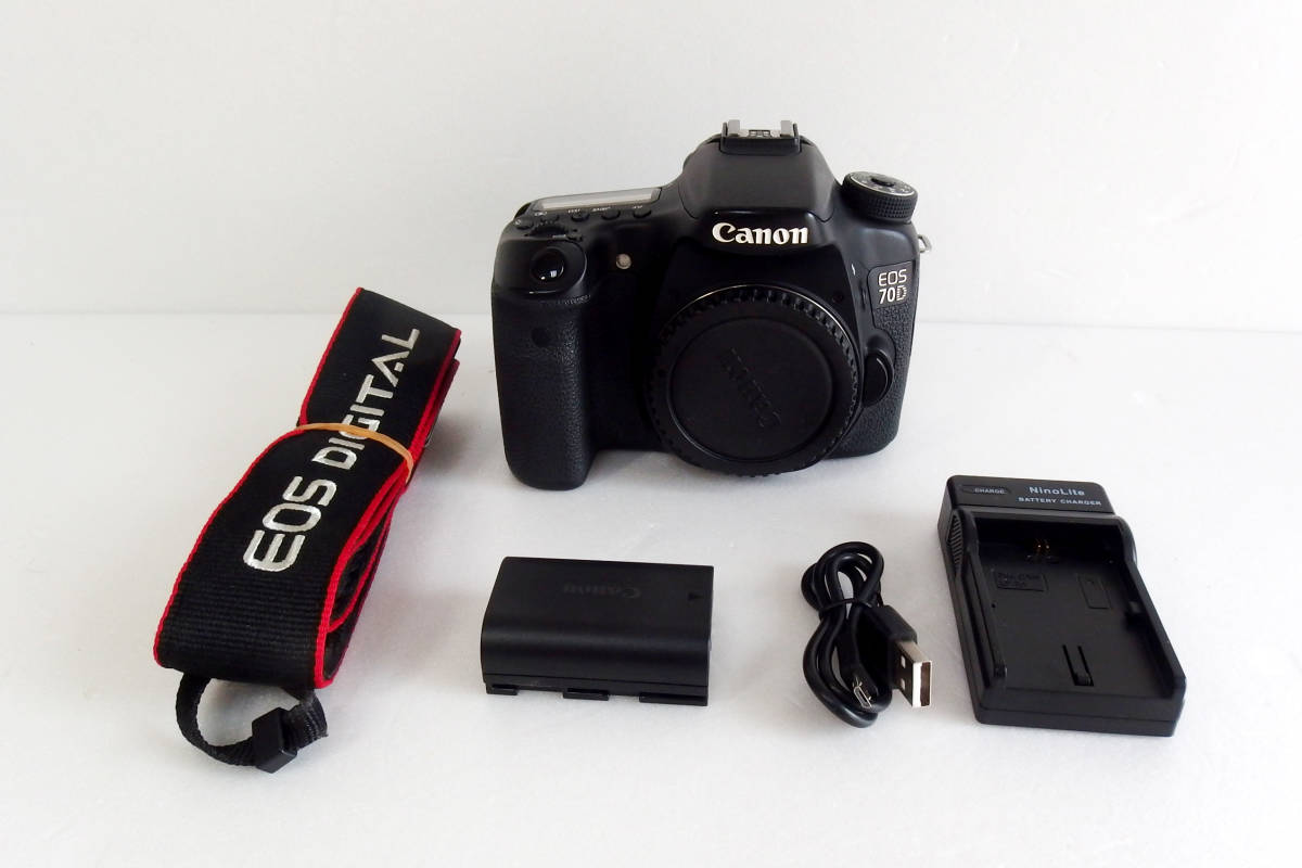 □CANON デジタル一眼 EOS 70D ボディ 動作確認品