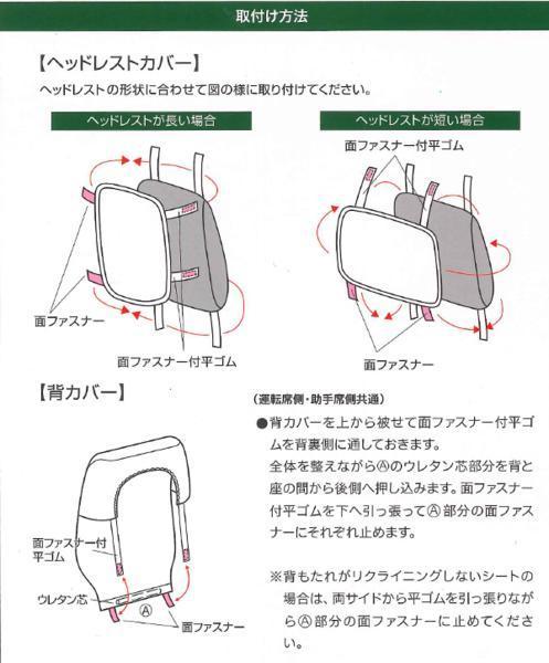 軽トラック専用 スバル サンバートラック TT1 TT2 等 軽トラ 汎用 防水シートカバー 運転席 助手席 兼用 1枚 迷彩柄 迷彩模様 グリーン 緑_画像3