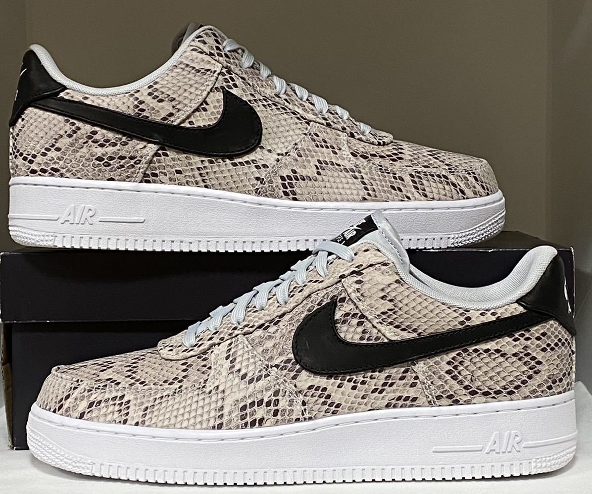 新品!!NIKE AIR FORCE 1 '07 PRM 29cm 蛇柄SNAKESKIN BQ4424-100