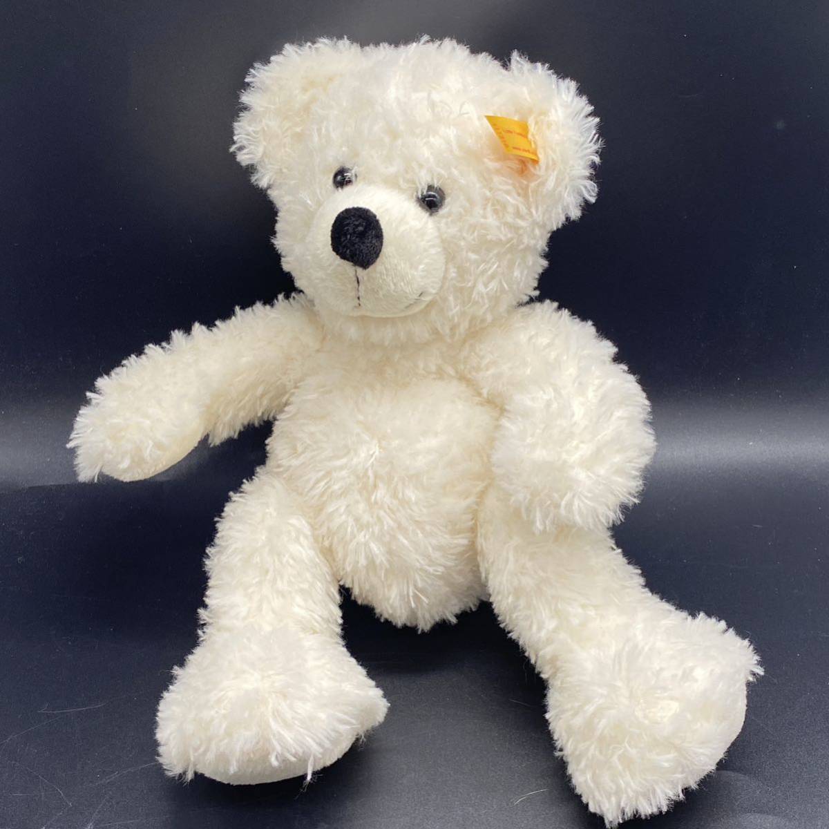 Steiff シュタイフ テディベア 2体セット ホワイト ブラウン Steiff シュタイフ テディベア 2体セット ホワイト ブラウン