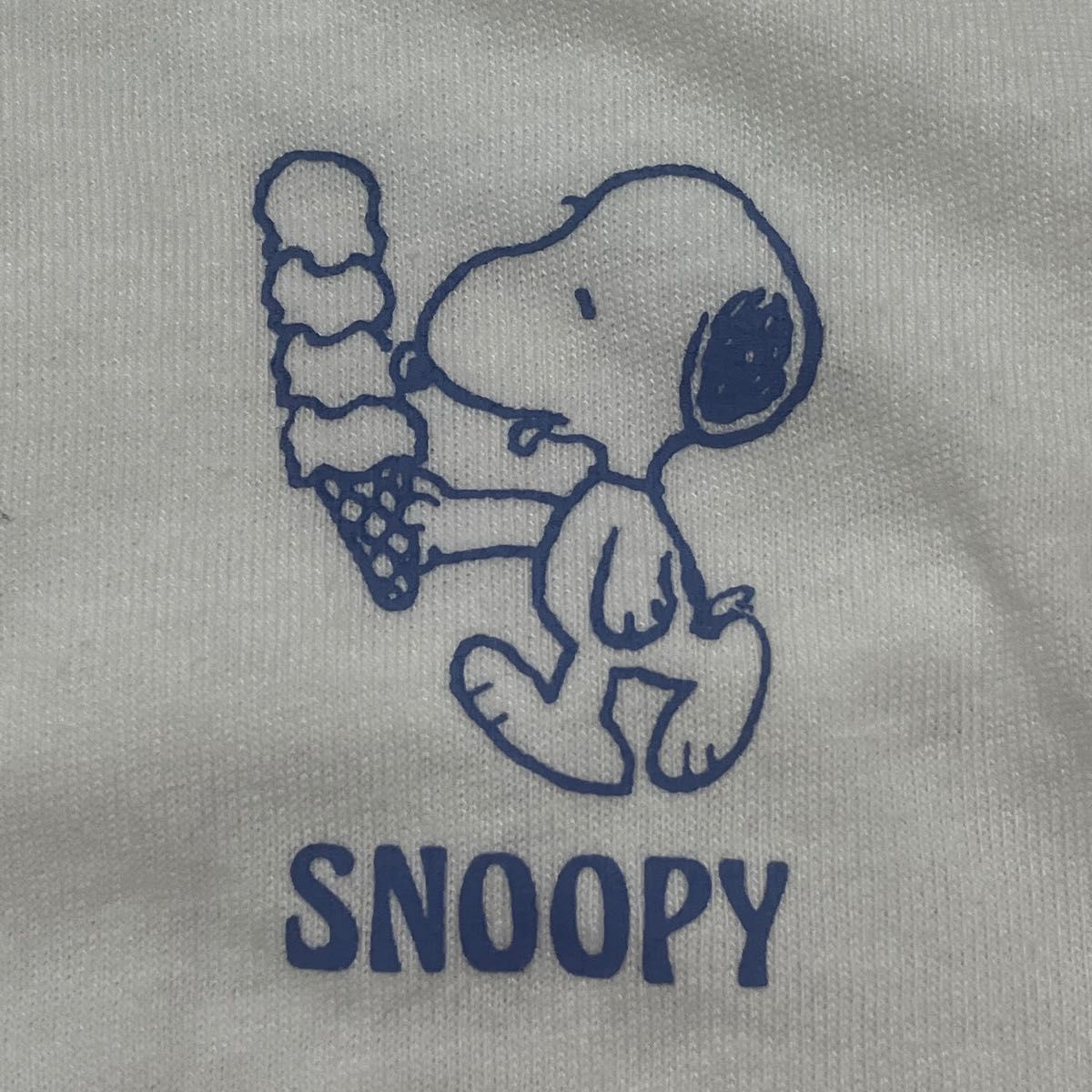 【新品タグ付き】 スヌーピー　半袖　tシャツ  M メンズ　レディース　アイス　アイスクリーム　 半袖Tシャツ　PEANUTS