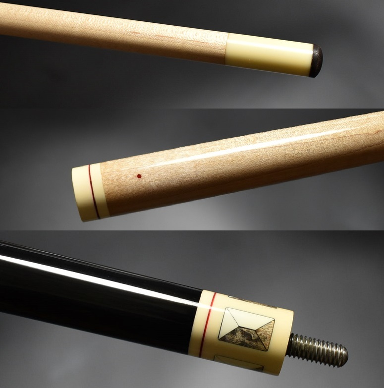 即決◆Meucci Cue saber/サーベル90' ドットシャフト リザード本革 ジョイントプロテクター付属の画像9