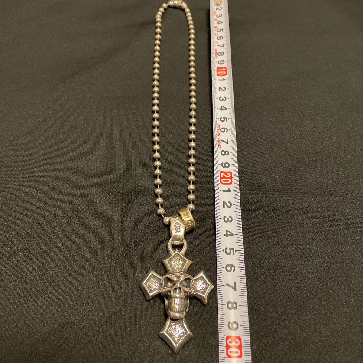 美品) ビルウォールレザー Cクロスウィズグッドラックスカル 美品) ビルウォールレザー Cクロスウィズグッドラックスカル