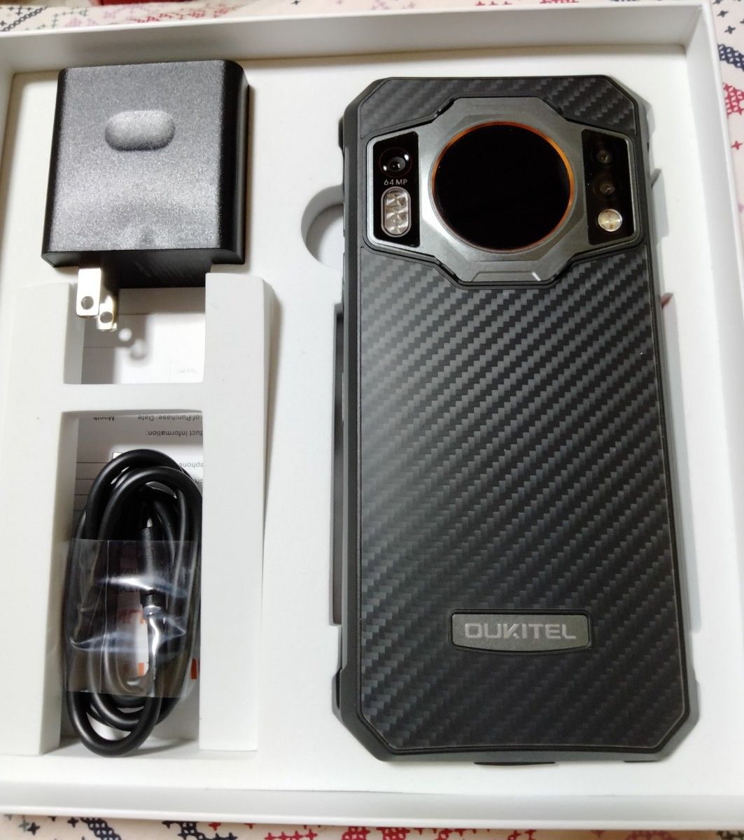 超美品OUKITEL WP21 SIMフリー 17GB RAM+256GB ROM 9800mAhバッテリ