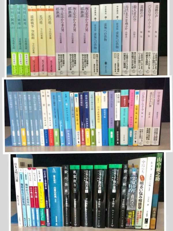 文庫本 セット① 62冊 海王星市から来た男 虚無への供物 中島らも 松本清張 平井和正 司馬遼太郎 中井英夫 山野浩一 今日泊亜蘭 管45626039の画像1