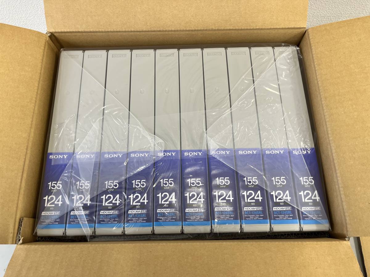 ソニー HDCAM-SRテープ 124分 7本セット SONY BCT-124SRL 新品・未使用