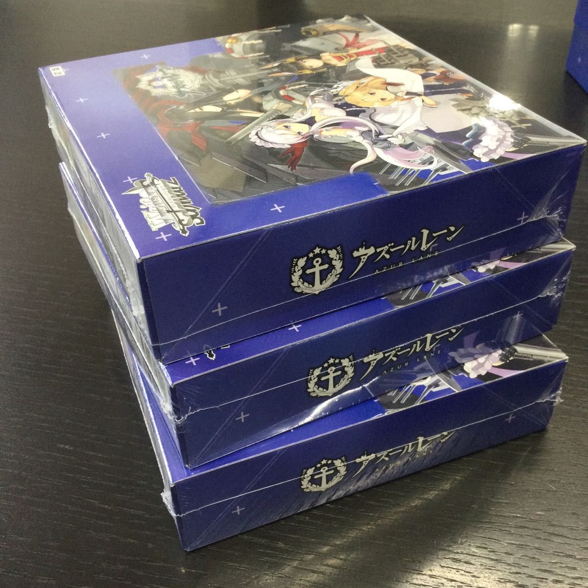 アズールレーン ヴァイスシュヴァルツ 未開封BOX 3BOX 初版 シュリンク付き