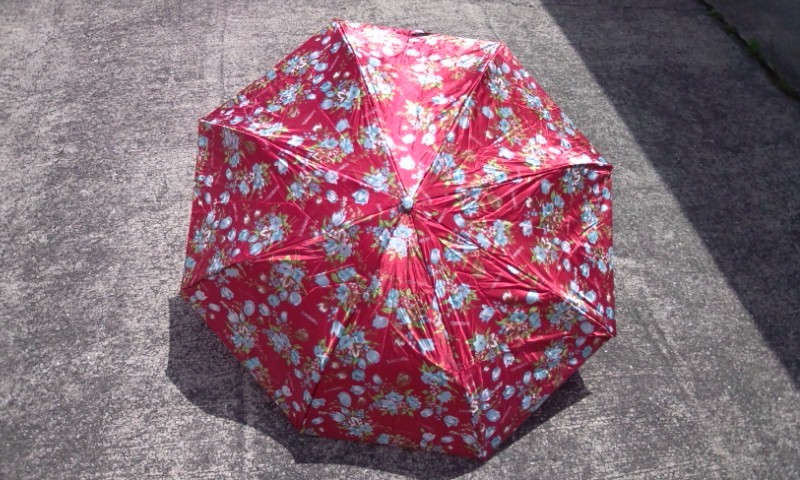 【中古・動作確認済み品】女性用 折りたたみ傘 ①_画像1