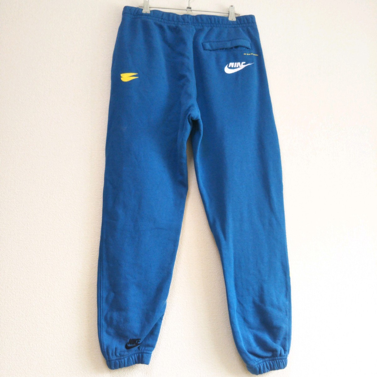 ナイキ NIKE メンズL 青 ブルー 刺繍ロゴ スウェットパンツ ナイキ NIKE メンズL 青 ブルー 刺繍ロゴ スウェットパンツ