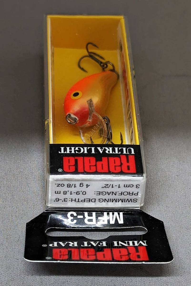 即決!!ラパラ★ミニファットラップ MFR-3 GFR★新品 Rapala MINI FAT RAP_画像2