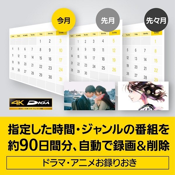 新品未開封 5年保証 Panasonic DMR-4T202 4K DIGA(ディーガ) 3
