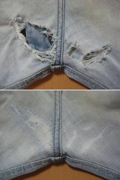 [AW] повреждение джинсы ремонт * колени * застежка-молния замена / дешево принимаем g