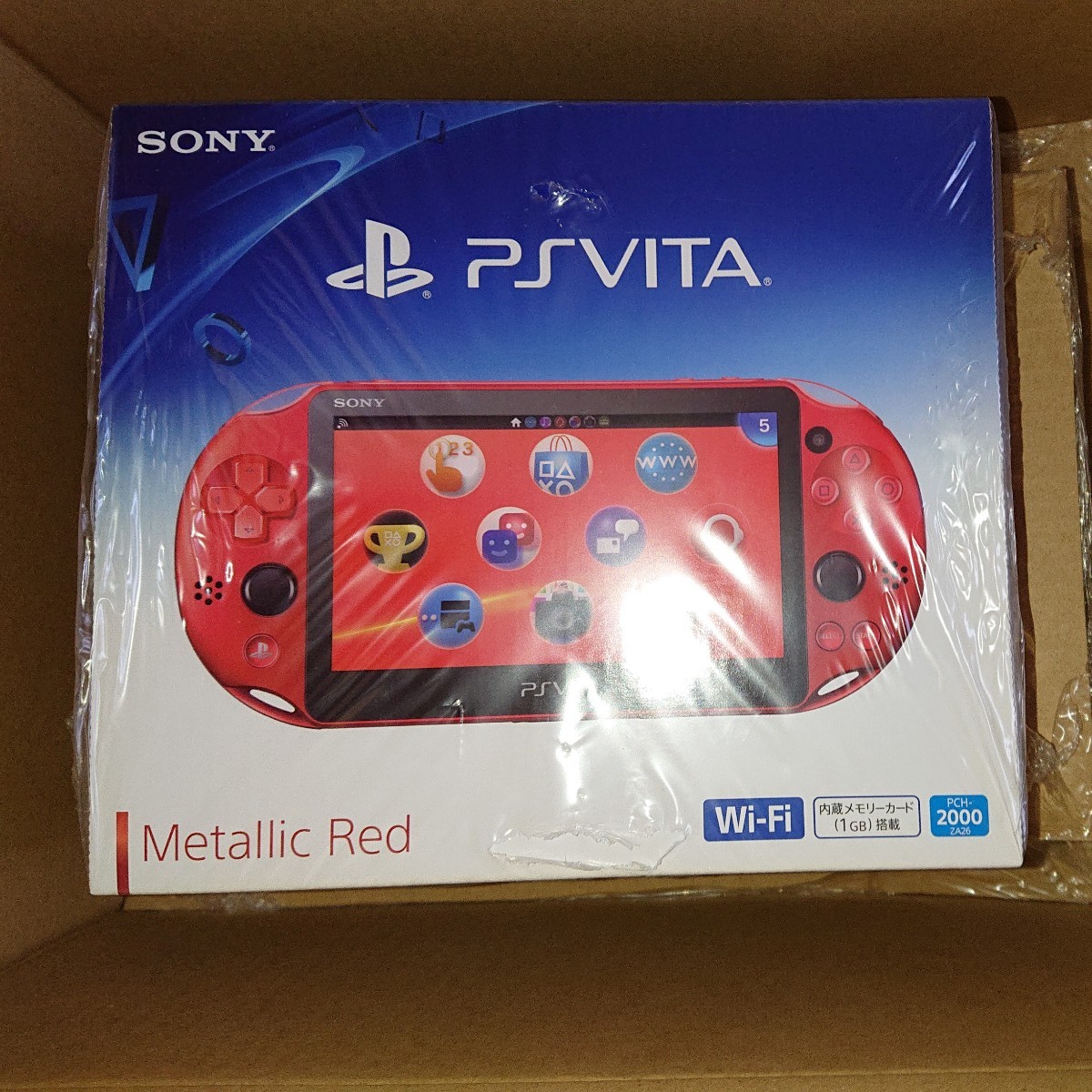 ルカリ PlayStation vita pch-2000 メタリックレッド IMRT5