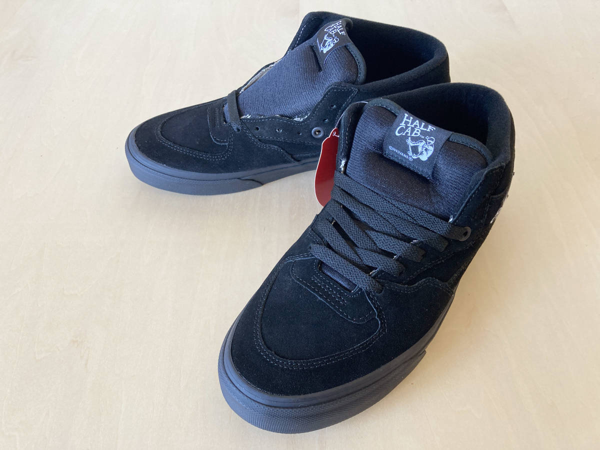 27cm バンズ オールブラック ハーフキャブ VANS HALF CAB BLACK/BLACK US9/27cm VN000DZ3BKA_画像1