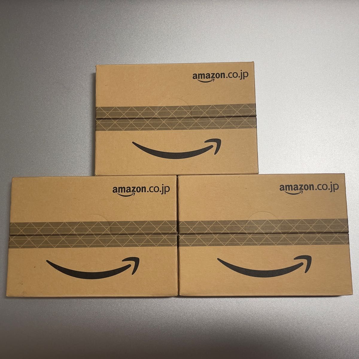 Amazonギフト券  アマゾン 空箱 ミニダンボール 3点セット