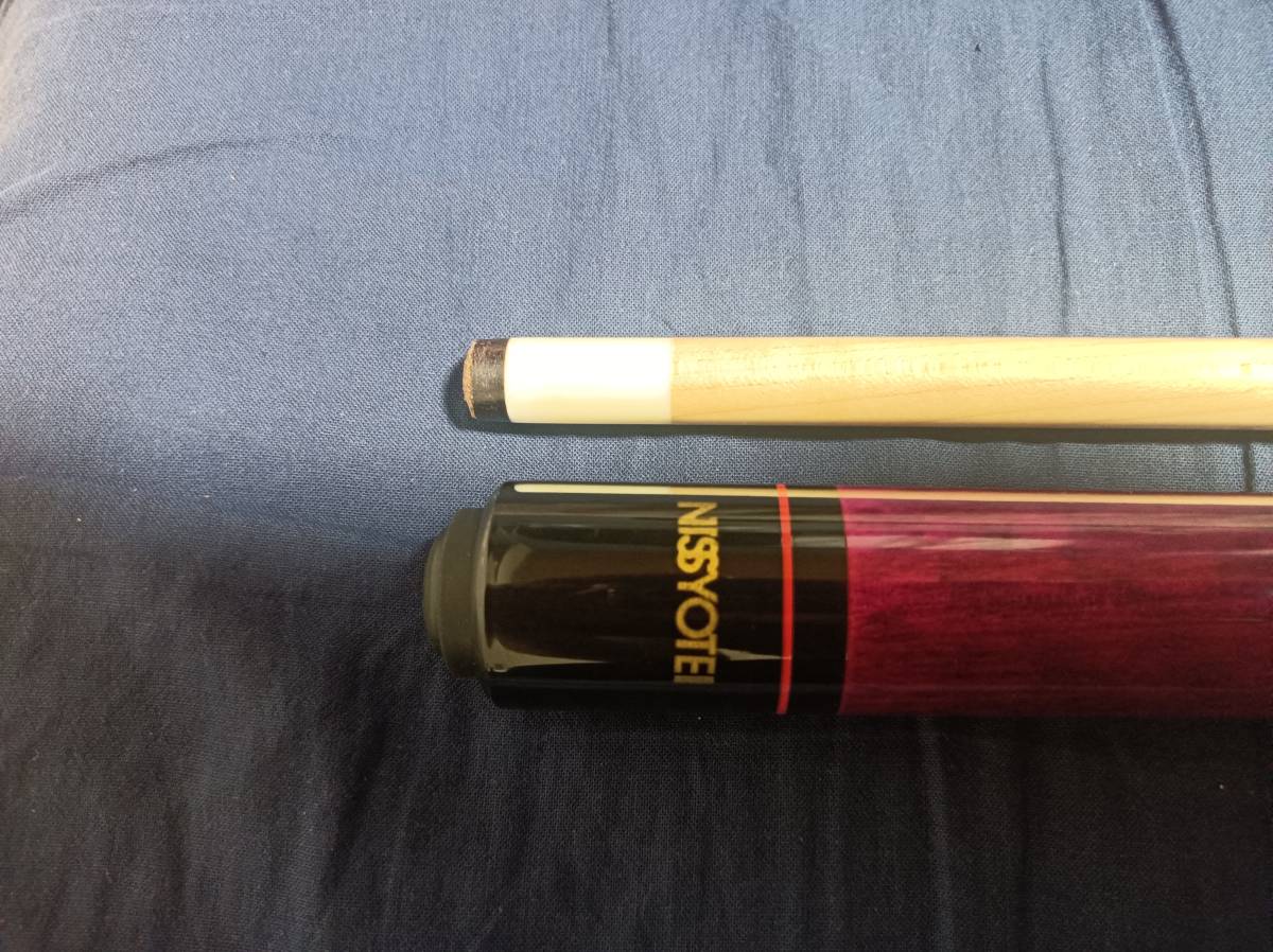  new goods unused billiards cue day ..NISSYOTEI purple purple 