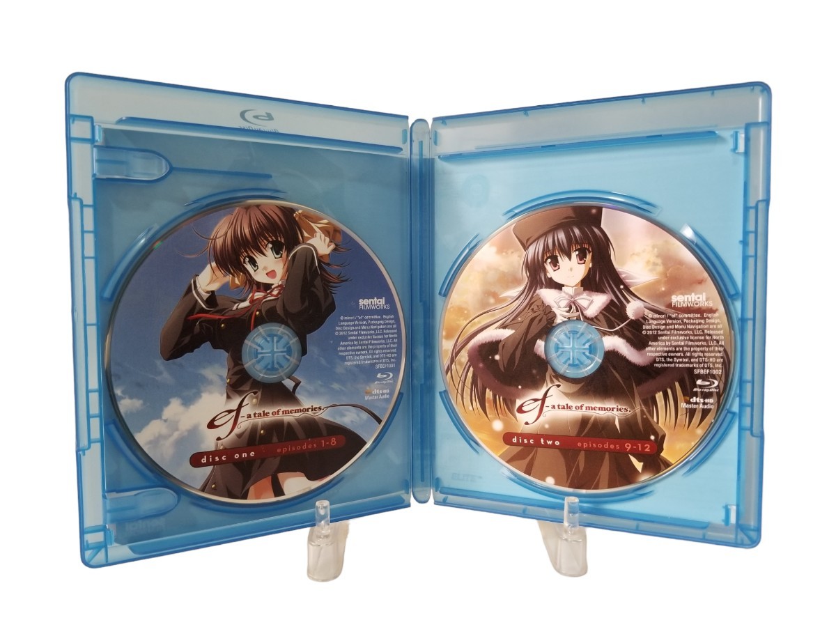 中古Blu-ray ef - a tale of memories. complete collection 12話 シーズン 1 海外版 2枚組 国内再生可 日本語音声あり_画像3