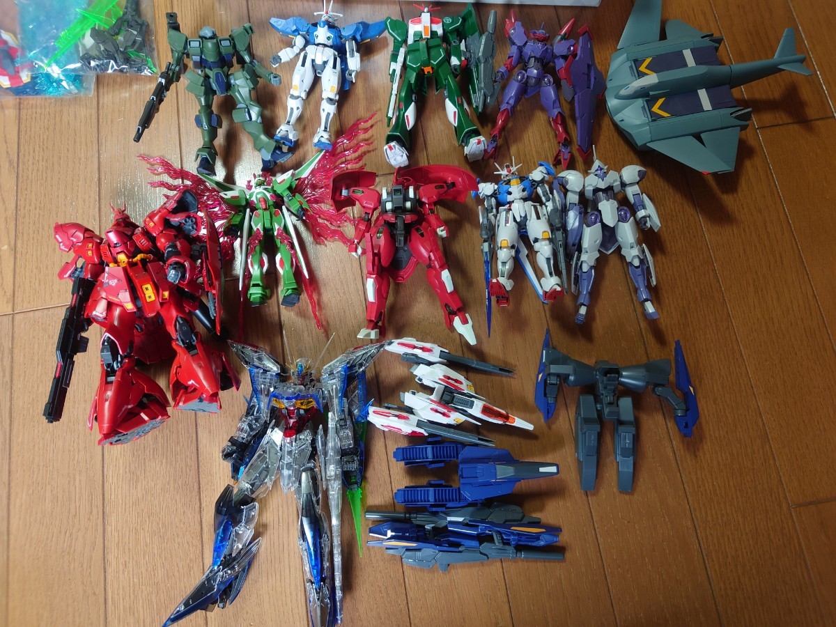 ガンプラ 色々セット 組済み ジャンク HG RG MG SD スタンド 水星の