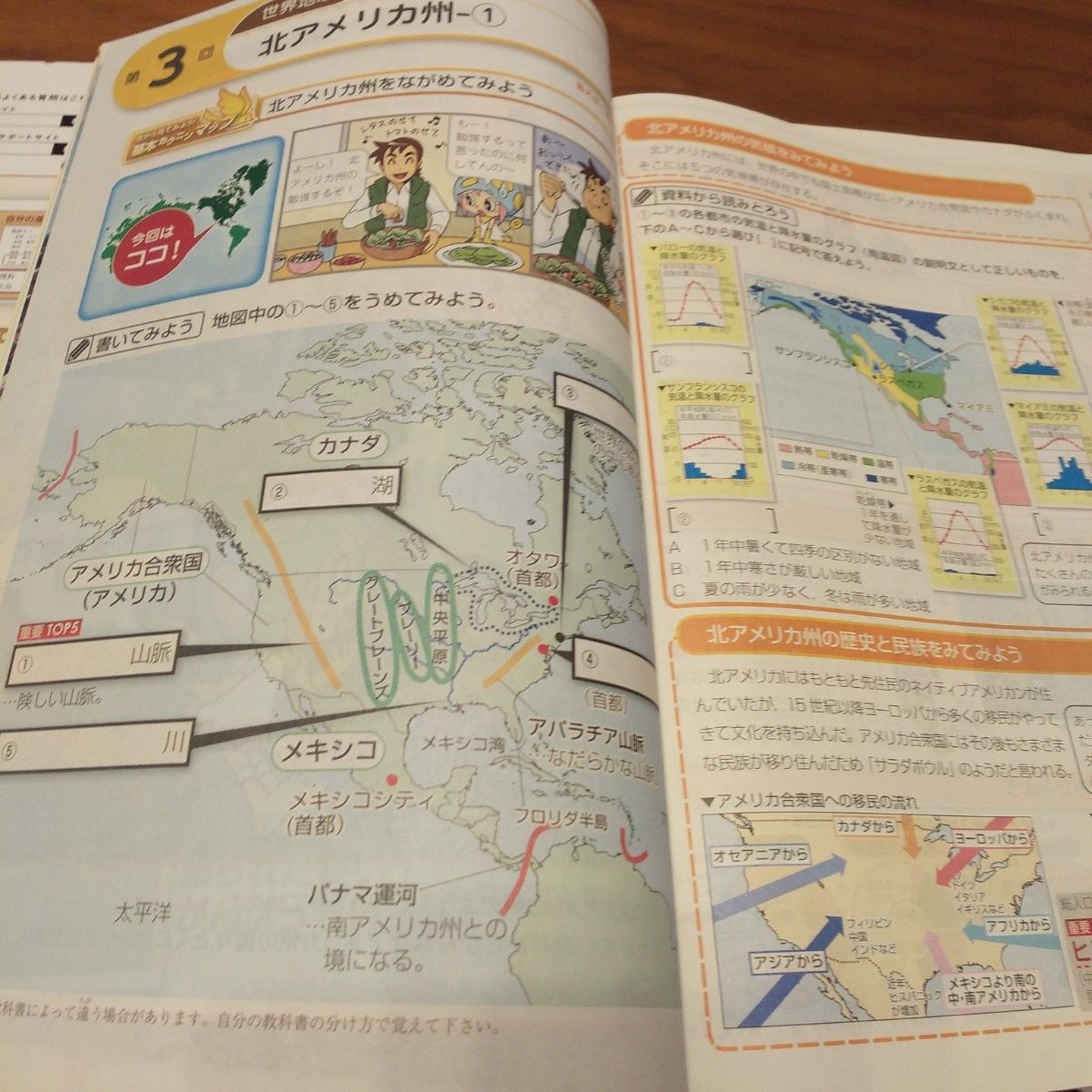 進研ゼミ中学講座 社会　テキスト3冊セット