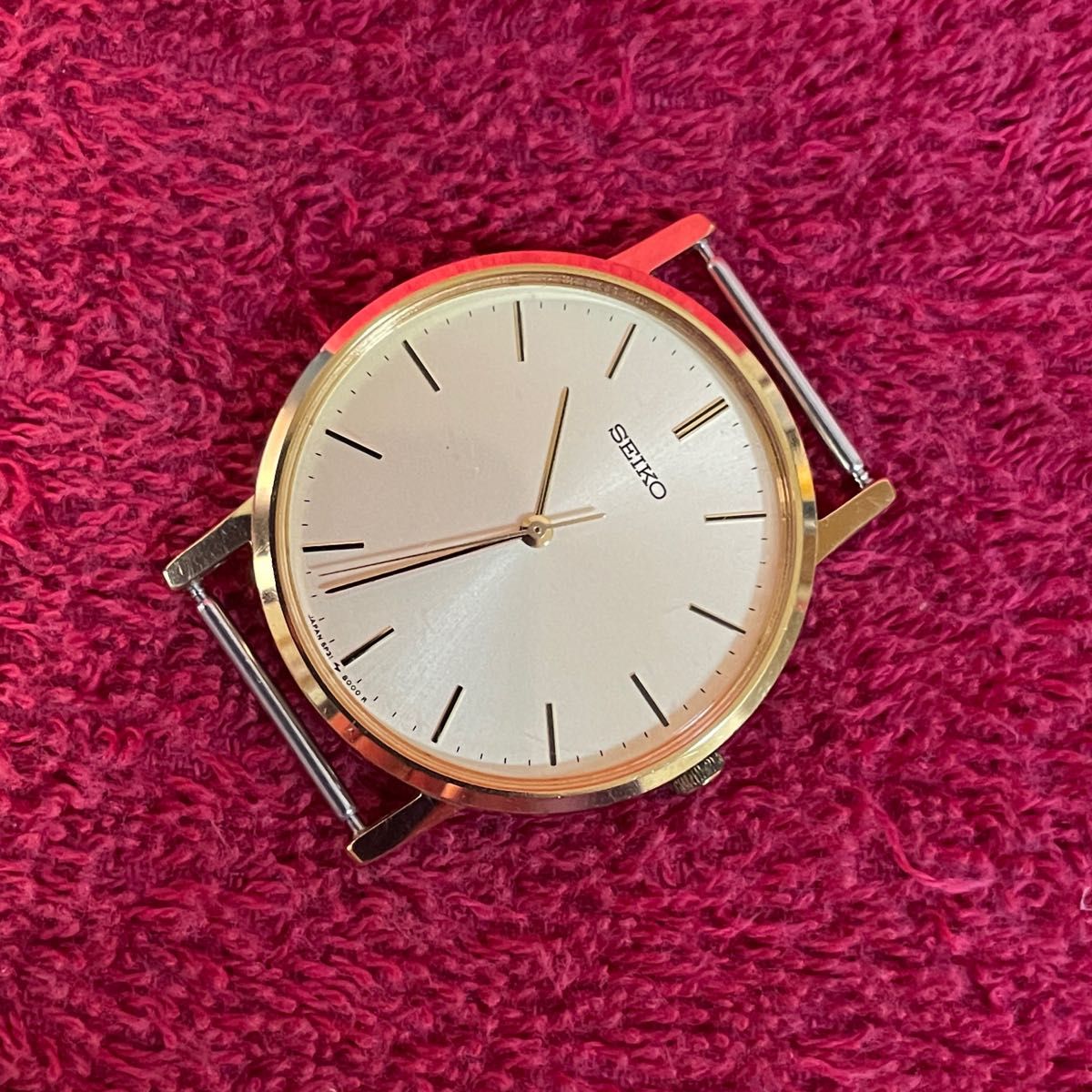 SEIKO セイコー 5P31-8000 クォーツ メンズ腕時計 ゴールド 電池 SEIKO セイコー 5P31-8000 クォーツ メンズ腕時計 ゴールド 電池