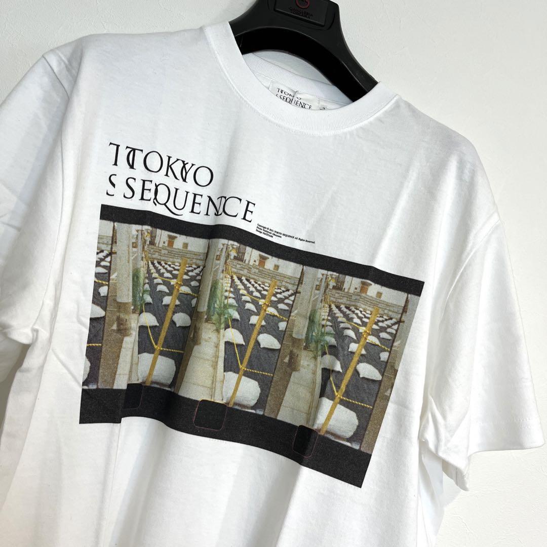 TOKYO SEQUENCE トウキョウシークエンス Ｔシャツ 半袖 トップス　白　L