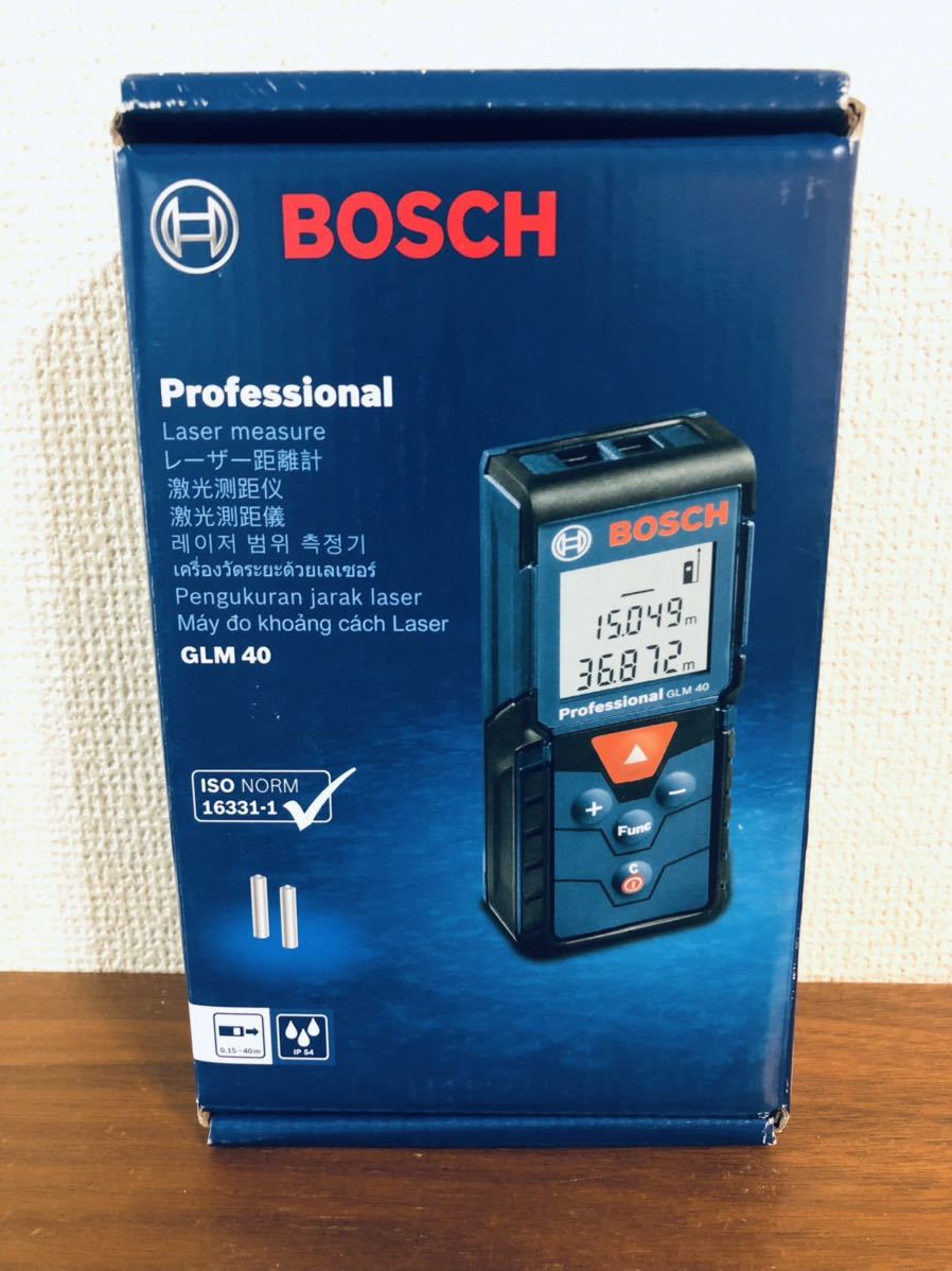 送料無料 BOSCH ボッシュ レーザー距離計 GLM40 Professional 新品