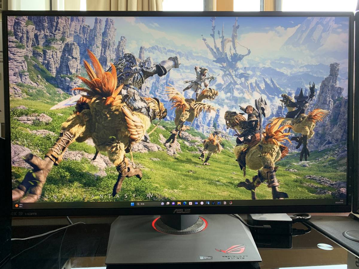 【ジャンク品】ASUS ROG Swift PG27AQ ゲーミングモニター - 27型4K