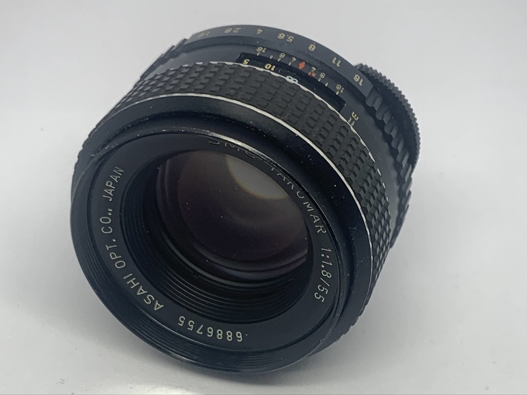 ★超美品☆動作良好★単焦点レンズ　ASAHI PENTAX　ペンタックス　SMC Takumar 55mm F1.8後期型☆要実写例確認☆　MF標準レンズ　#LS0014